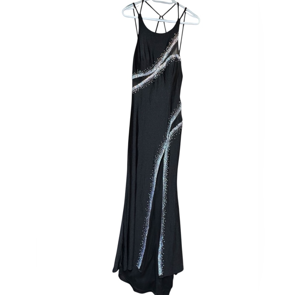 Elegant Black Evening Gown size 10
